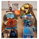 Figures, Snow Globes, and Decor