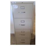 Four-Drawer Metal Filing Cabinet