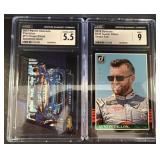 2017 & 2018 Graded NASCAR Trading Cards