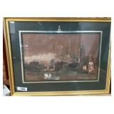Framed Landscape Print, 24ï¿½18 With Matting