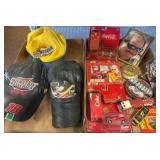 NASCAR Memorabilia Lot with Caps and Collectibles
