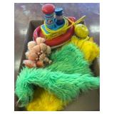 Fisher-Price Tuggy Tooter Boat and Plush Puppets