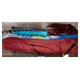 Collapsible Beach chairs with Anchoring Screw umbr