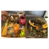 Home Decor Items and Holiday-Themed Wreath