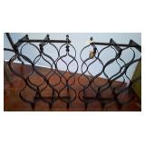 Two Wrought Iron Wine Racks