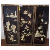 3 Mother-of-Pearl Inlay Wall Panels
