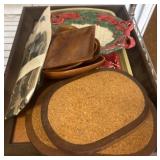 Decorative Plates, Trays, and Wood Bowls