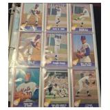 Binder of Nolan Ryan Baseball Trading Cards