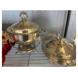 Silverplate Covered Tureen and Serving Dish