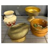 Decorative Bowls and Small Vase