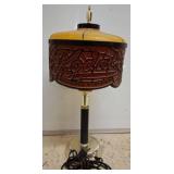 Kodak-Themed Table Lamp With Stained plastic Shade