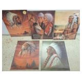 Five Native American-Themed Art Prints