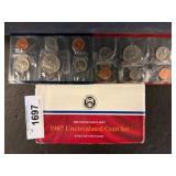1987 U.S. Mint Uncirculated Coin Set