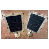 Ornate Metal Framed Chalkboards