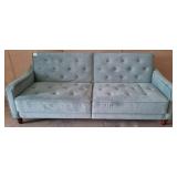 Tufted Upholstered Sofa with Button Details, 80in