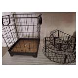 Metal Storage Basket and Wire Display Racks