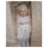 Hamilton Collection April Porcelain Doll in Box