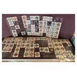 Baseball Coins in Display Sheets