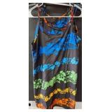 Colorful Women's Dress With Floral Pattern