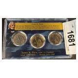 James K. Polk Presidential Coin Set in Case