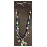 Chico's Beaded Necklace With Charms