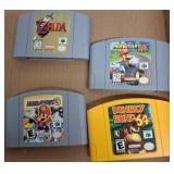 Nintendo 64 Game Cartridge Lot of 4 Titles