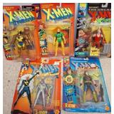 5 X-Men Action Figures, Carded