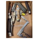 Pocket Knives in Various Styles