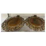 Framed Mozart and Beethoven Wall Plaques