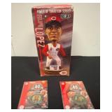 Felipe Lopez Bobblehead and Cincinnati Medallions