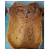 Natural Wood Bowl with Organic Shape