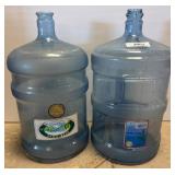 Two 5-Gallon Water Cooler Bottles
