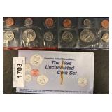 1998 U.S. Mint Uncirculated Coin Set
