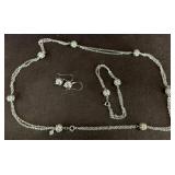 Sarah Coventry Necklace, Bracelet, and Earrings Se