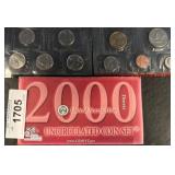 2000 Denver Uncirculated US Mint Coin Set
