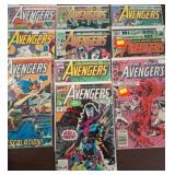 Avengers Comic Books, Approx. 9 Issues