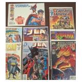 Comic Books with Various Heroes