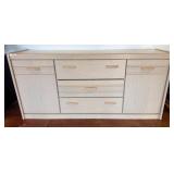 Modern Light Wood Sideboard with Storage