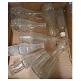 Clear Glass Bottles and Decanters