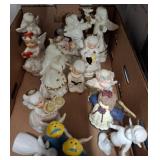 Angel Figurines in Various Materials