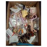 Box Lot of Costume Jewelry and Accessories