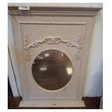 Decorative Architectural Panel with Round Mirror