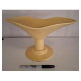 Yellow Royal Haeger Pedestal Compote
