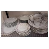 Sea Gull Fine China Dining Set, Floral Pattern