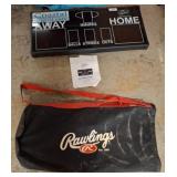 Rawlings Bag and Score-N-Time Scoreboard