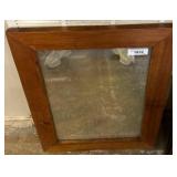 Rectangular Wooden Frame Mirror, 31ï¿½28
