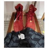 Nike Pullover and Red Timberland Boots Size 6.5