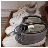 Two Pairs of Shoes: Jessica Carlyle & White Sneake