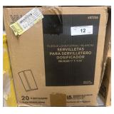 Case of White Dispenser Napkins, 10,000 Sheets