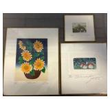 Three Framed Limited Edition Prints